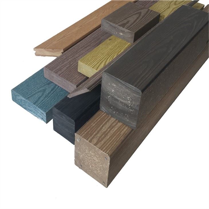 Liggende HDPE resirkulert plast tømmer