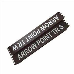 HDPE Wood Grain Street Sign Board